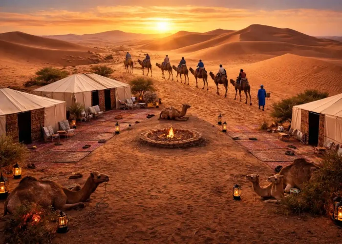 Sahara Trekking & Desert Camp in M’Hamid El Ghizlane Mhamid Trek Camp